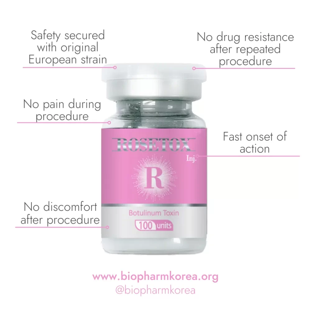 Rosetox Type A 100 units - Premium Botulinum Toxin - 图片 2